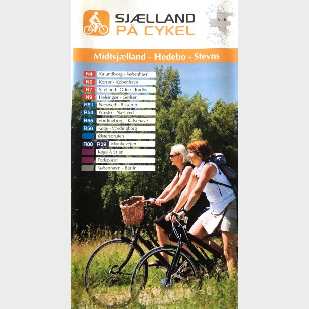 Cykelkort Midtsjælland